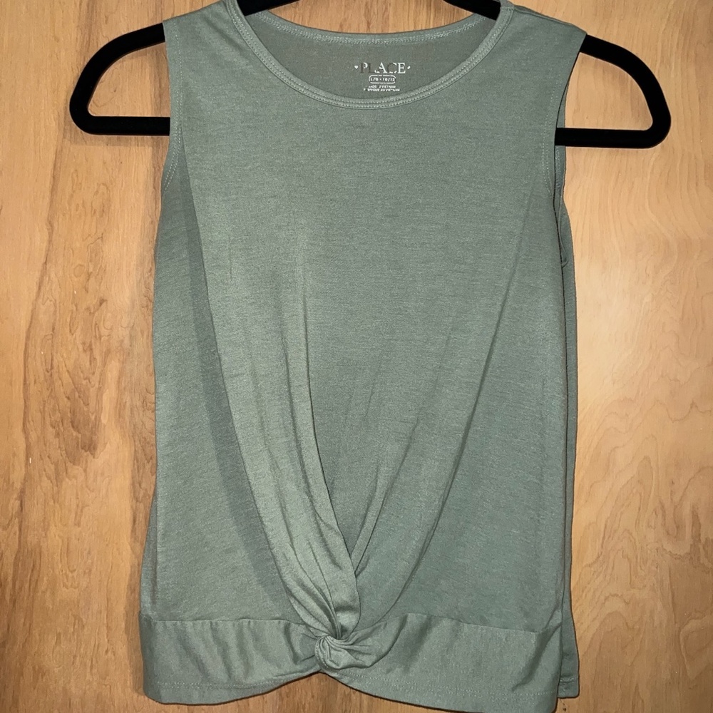 Girls Knotted Tank